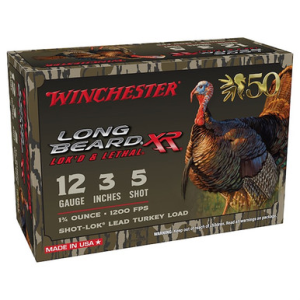 Winchester Long Beard XR Shotgun Ammo 12 ga. 3 in. 1.75 oz. 5 Shot NWTF Anniversary 10rd