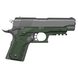 Recover Tactical Recover Tactical CC3C-03 Grip & Rail System Green Polymer Picatinny for Compact 1911 - $35.96 at Shooting Surplus