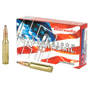 HORNADY American Whitetail Rifle Ammo 308 Win 150 Gr. Interlock Spire Point 20 Rd.