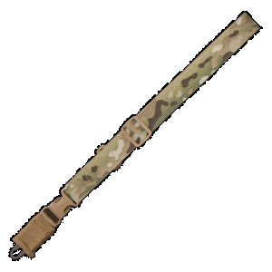 Tacshield T6005MB CQB Sling made of MultiCam Webbing with HK Snap Hook & Single-Point Design for Rifle/Shotgun