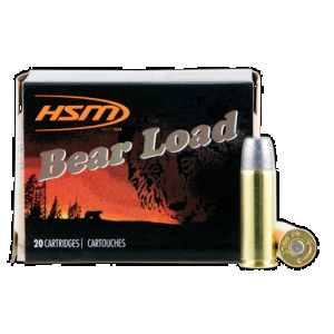 HSM Bear Load Ammunition 45 Colt Wide Flat Nose 325 Gr. 20 Rd.