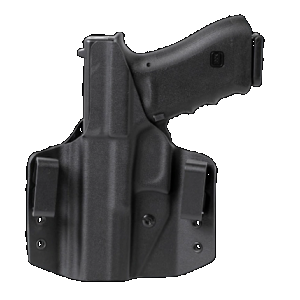 Uncle Mike's 54CCW67BGR CCW Holster OWB Black Boltaron Belt Slide Compatible w/Glock 42 Right Hand
