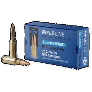 PRVI Partizan Pp6gh 6.5 Grendel Hollow Point Boat Tail 120 Grain 20 Rounds