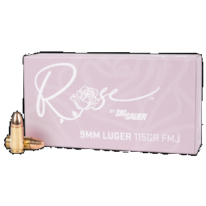 Sig Sauer Rose 9mm Luger Full Metal Jacket 115 Grain 50 Rounds