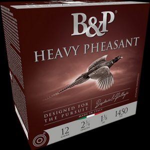 B&P Heavy Pheasant Shotgun Loads 12 ga. 2.75 in. 1 3/8 oz. 1450 FPS 6 Shot 25 rd.