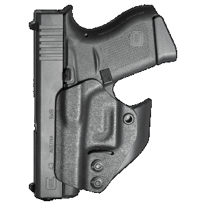 Mission First Tactical H2GL43AIWBM Minimalist Holster AIWB Black Polymer Belt Clip Fits Glock 42/43/43X/48 Ambidextrous