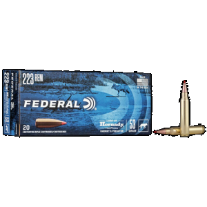 Federal Varmint & Predator Rifle Ammo 223 Rem. 53 gr. V-Max 20 rd.