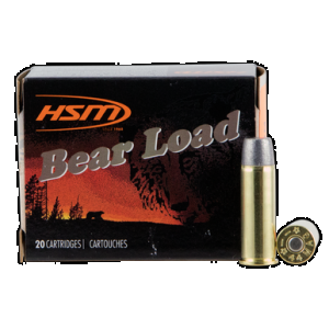 HSM Bear Load Ammunition 44 Mag. Wide Flat Nose 305 Gr. 20 Rd.