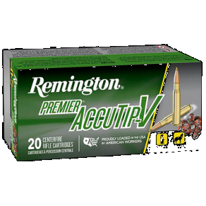 REMINGTON Premier Accutip Centerfire Rifle Ammo 223. Rem. 55 Gr. Accutip-v 20 Rd.