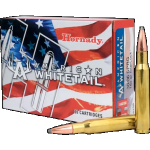 HORNADY American Whitetail Rifle Ammo 30-06 Springfield 150 Gr. Interlock Sp 20 Rd.
