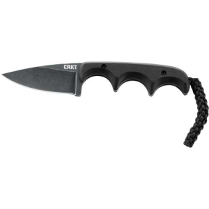 Columbia River Knife & Tool CRKT 2384K Minimalist 2.16" Fixed Drop Point Plain Black Stonewashed 5Cr15MoV SS Blade/Black G10 Handle Includes Lanyard/Sheath - $30.98 at Shooting Surplus