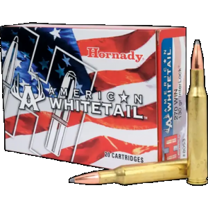 HORNADY American Whitetail Rifle Ammo 270 Win 130 Gr. Interlock Bt Spire Point 20 Rd.
