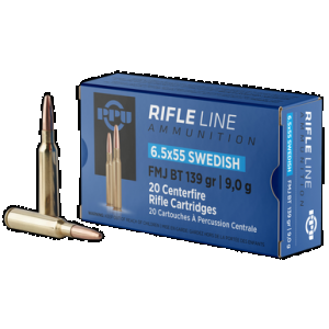 PRVI Partizan Ppu Pp6swf 6.5x55 Swedish Full Metal Jacket 139 Grain 20 Rounds