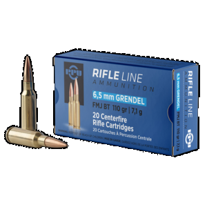 PRVI Partizan Ppu Pp6gf 6.5 Grendel Full Metal Jacket 110 Grain 20 Rounds