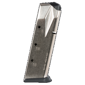 Mec-Gar MGP22815N Standard 15rd Extended 9mm Luger Fits Sig P228 Nickel Carbon Steel