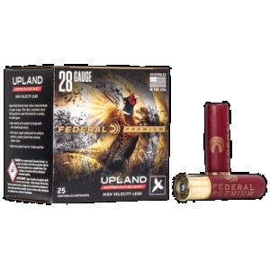 FEDERAL Premium Upland Wing-shok Ammo 28 Ga. 2.75 In. 3/4 Oz. 7.5 Shot 25 Rd.