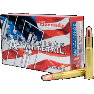 HORNADY American Whitetail Rifle Ammo 30-30 Win 150 Gr. Interlock Round Nose 20 Rd.