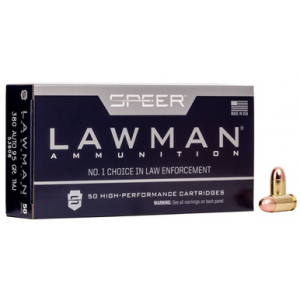 SPEER Lawman Pistol Ammo 380 Acp. 95 Gr. Tmj 50 Rd.