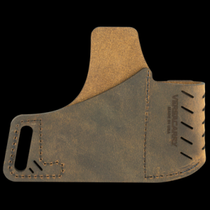 Versacarry 62103 Commander OWB Size 3 Distressed Brown Leather Belt Slide Fits Sig P290 Right Hand
