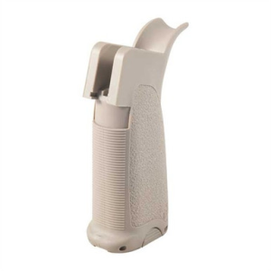 BCM GFGMOD1FDE BCMGunfighter Grip Mod 1 Made of Flat Dark Earth Polymer With Storage Compartment for AR-Platform