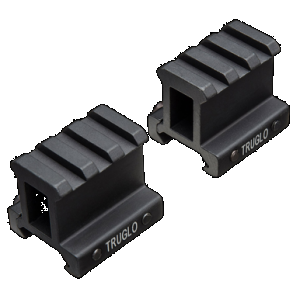 TruGlo TG8992B Picatinny Riser Mount Matte Black Anodized