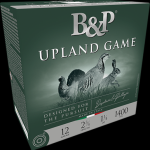B&P Upland Game Shotgun Loads 12 ga. 2.75 in. 1 1/4 oz. 1400 FPS 5 Shot 25 rd.