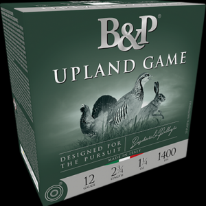 B&P Upland Game Shotgun Loads 12 ga. 2.75 in. 1 1/4 oz. 1400 FPS 6 Shot 25 rd.