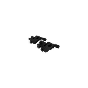 TacFire IS003 45 Degree Flip Up Iron Sight/Springloaded Black Anodized Front and Rear for AR-Platform