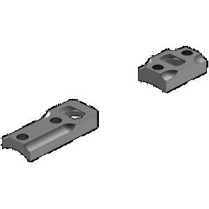 Leupold 170358 Dual Dovetail Base Set Matte Black Winchester XPR
