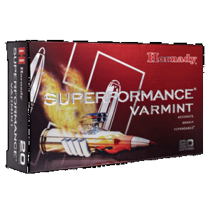 HORNADY Superformance Varmint Rifle Ammo 222 Rem. 35 Gr. Ntx 20 Rd.