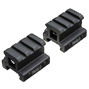 TruGlo TG8982B Picatinny Riser Mount Matte Black Anodized