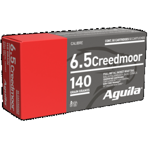 AGUILA Ammunition 6.5 Creedmoor Full Metal Jacket Boat Tail 140 Grain 20 Rounds
