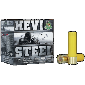 HEVI-SHOT Hs62001 Hevi-steel 20gauge 3" 7/8oz 1shot 25 Rounds