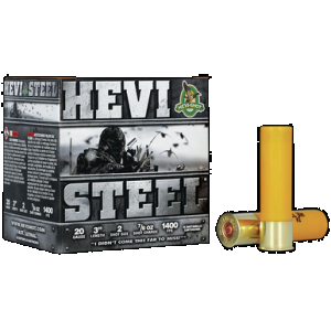 HEVI-SHOT Hs62002 Hevi-steel 20gauge 3" 7/8oz 2shot 25 Rounds