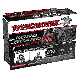 WINCHESTER Long Beard Xr Shot-lok Load 12 Ga. 3 In. 1 3/4 Oz. 6 Shot 10 Rd.