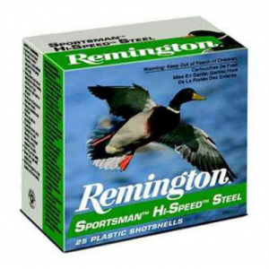 REMINGTON Sportsman Hi-speed Steel Loads 12 Ga. 3 In. 1 1/4 Oz. 1 Shot 25 Rd.