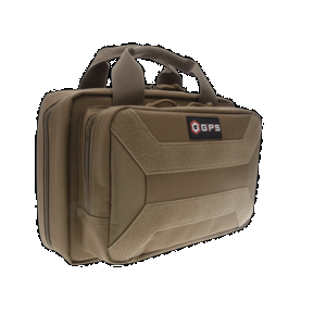 GPS Bags PC15FDE Pistol Case Flat Dark Earth 600D Polyester Holds 1 Handgun