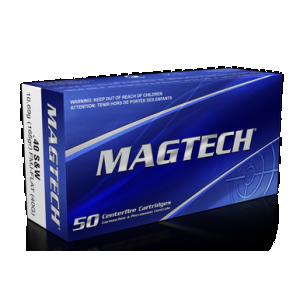 Magtech 40G Range/Training 40S&W 165gr Full Metal Jacket Flat Nose 50 Rounds
