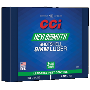 CCI 3790b Pest Control Hevi-bismuth 9mmluger 53gr 10 Rounds
