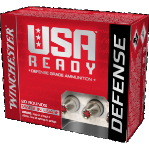 Winchester USA Ready Defense 45 ACP Hex-Vent HP 200 Grain 20 Rounds