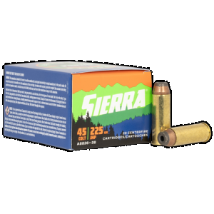 SIERRA Sports Master Ammo 45 Colt 225 Gr. Jhp 20 Rd.