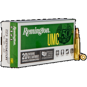 REMINGTON Umc Centerfire Rifle Ammo 223 Rem. 50 Gr. Jhp 20 Rd.