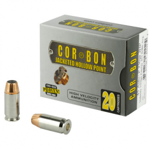 Corbon Self-Defense JHP Handgun Ammunition .45 ACP (+P) 230 gr JHP 950 fps 20/box