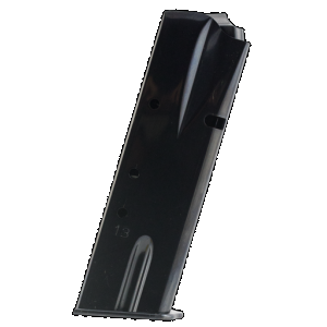 Mec-Gar MGBRHP13B Standard Blued Detachable 13rd 9mm Luger for Browning Hi-Power/Springfield SA-35