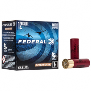 FEDERAL Speed-shok Load 12 Gauge 3 In. 1 1/4 Oz. 4 Shot 25 Rd.