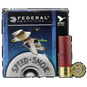 Federal Speed-Shok Load 12 Gauge 3 in. 1 1/4 oz. 2 Shot 25 rd.