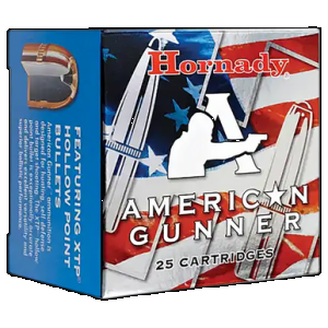 HORNADY American Gunner Pistol Ammo 38 Spl 125 Gr. Xtp Hollow Point 25 Rd.
