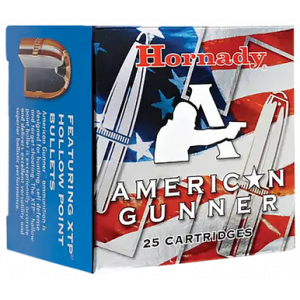 HORNADY American Gunner Pistol Ammo 380 Acp 90 Gr. Xtp Hollow Point 25 Rd.