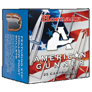 HORNADY American Gunner Pistol Ammo 40 S&w 180 Gr. Xtp Hollow Point 20 Rd.
