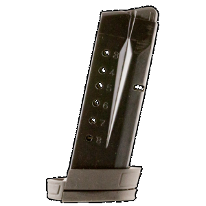 ProMag SMI27 Standard 8rd 9mm Luger Fits S&W M&P Shield Blued Steel